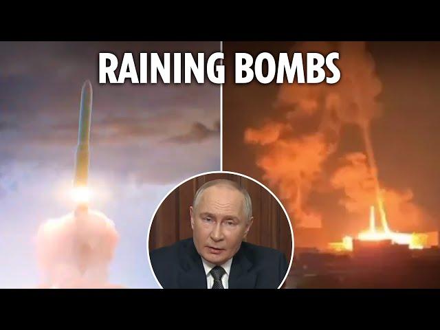 Chilling new vid shows how Putin's hypersonic missile blitzed Ukraine as UK warns it's ready for war