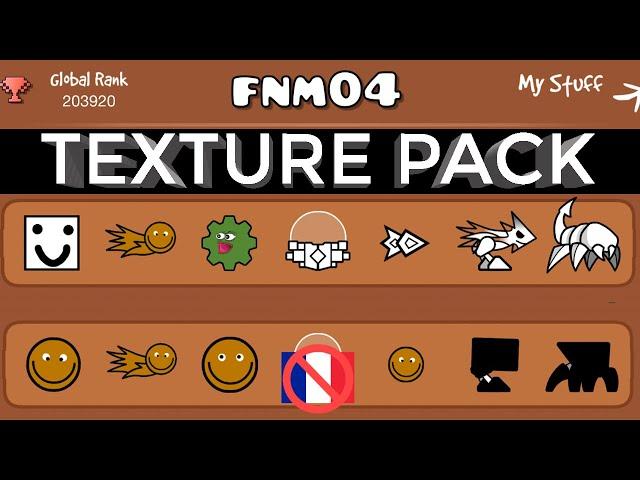 (OFFICIAL) HAPO / Needles / fnm04 Texture Pack Release | Geometry Dash