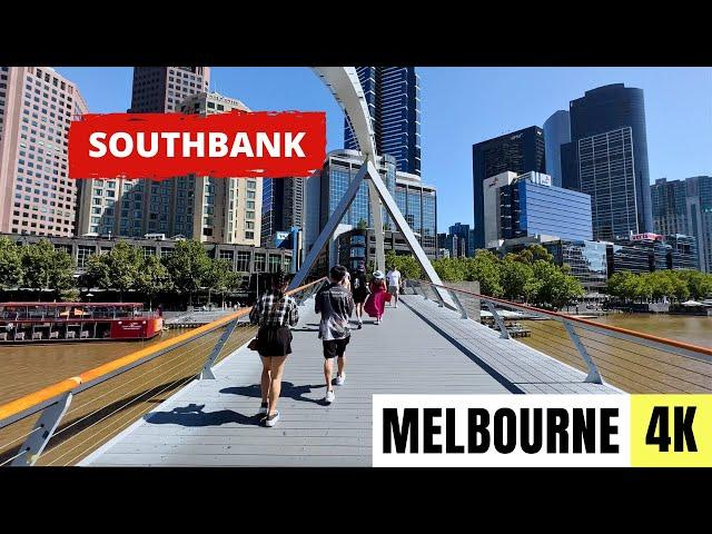 MELBOURNE, AUSTRALIA  [4K] Southbank — Walking Tour 2024