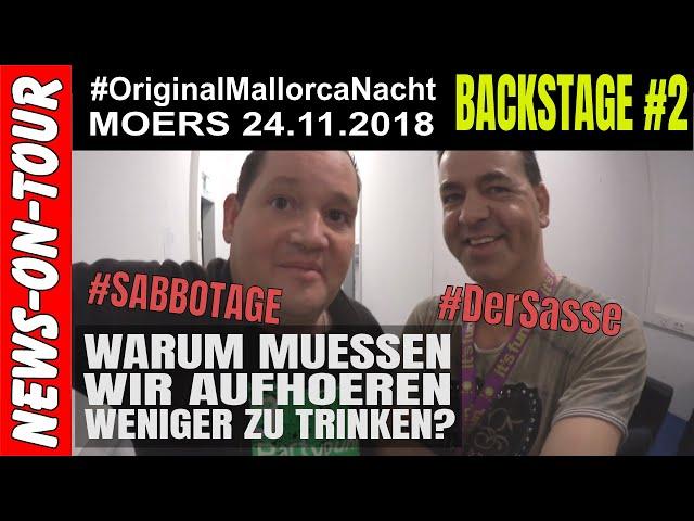 OMN Moers 2018 | Backstage #2 mit Sabbotage, Stefan Stürmer,  Dirk Spelsberg (Apache Entertainment)