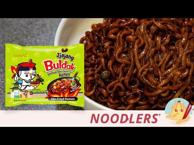 Samyang Buldak Jjajang Korean Black Bean Hot Chicken Ramen - Stir-Fry Noodles