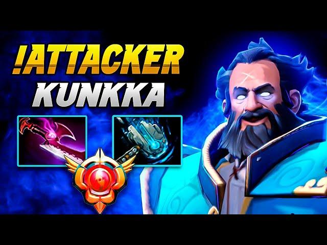 !ATTACKER (kunkka) - meteor hammer min 5 !! / Dota Pro Gameplay