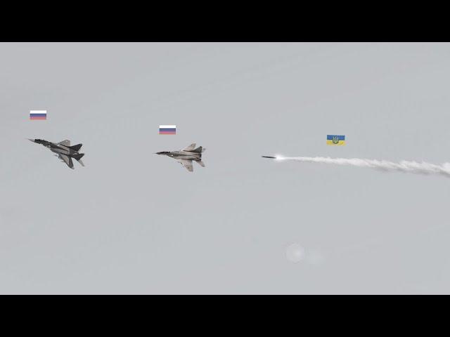 Scary moment! Ukraine's most advanced missile hits a Russian MiG-29, killing the pilot and assistant