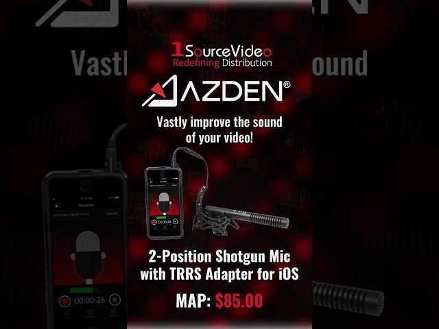 Azden's SGM-990+i: A Microphone For Cameras, Smartphones, and Tablets!