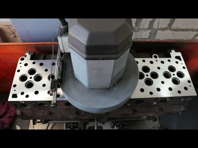 Фрезеровка плоскости ГБЦ на станке Comec 1400 CNC | Milling of the Cylinder Head
