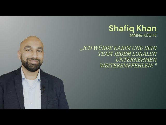 Testimonial von MAINE Küche an Karim Yahia - Web Designer aus Hanau