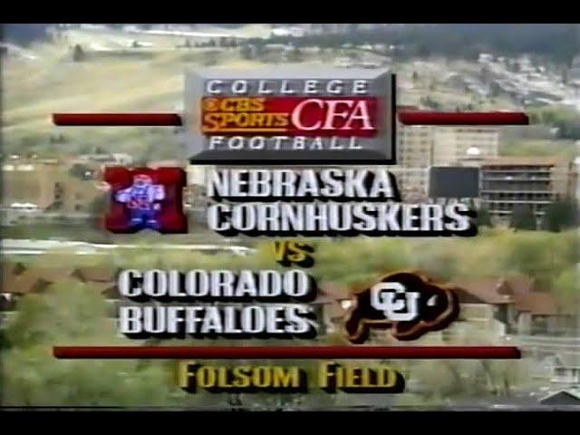 1989 #3 Nebraska @ #2 Colorado No Huddle