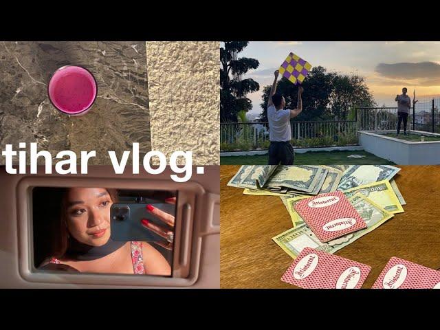 tihar vlog pt. 1 | car chats, failed kite flying & taas parties