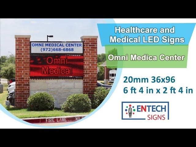 LED Sign for Healthcare Centers and Medical Offices | 20MM Digital Sign