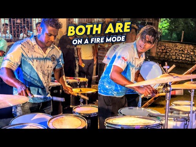 Both Drummers Are On A Fire Mode| Sarang Beats Malad | Banjo Party Mumbai