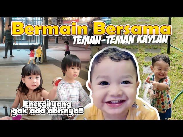 KAYLAN KEDATANGAN TEMAN-TEMANNYA KE RUMAH LANGSUNG MAKAN DAN BERMAIN BERSAMA 