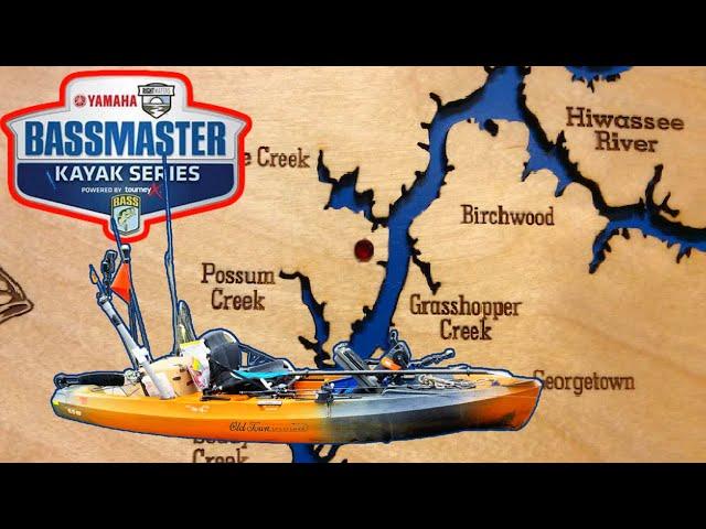 FISHING for $20k!!    BASSMASTER Kayak Championship 2023!!   Day 1