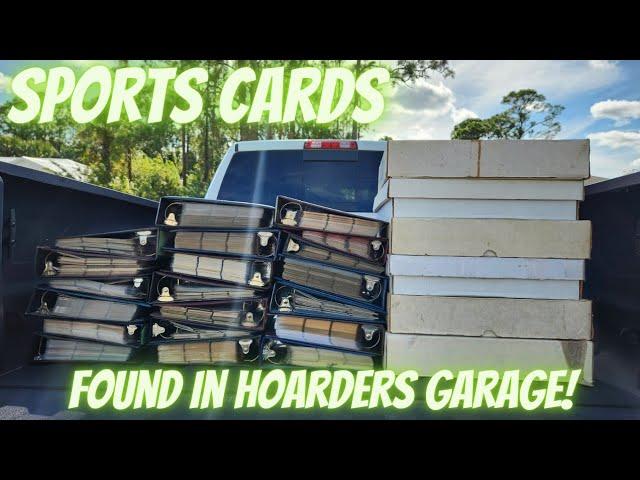 I BOUGHT A SPORTS CARD COLLECTION FOUND IN A HOARDERS GARAGE!