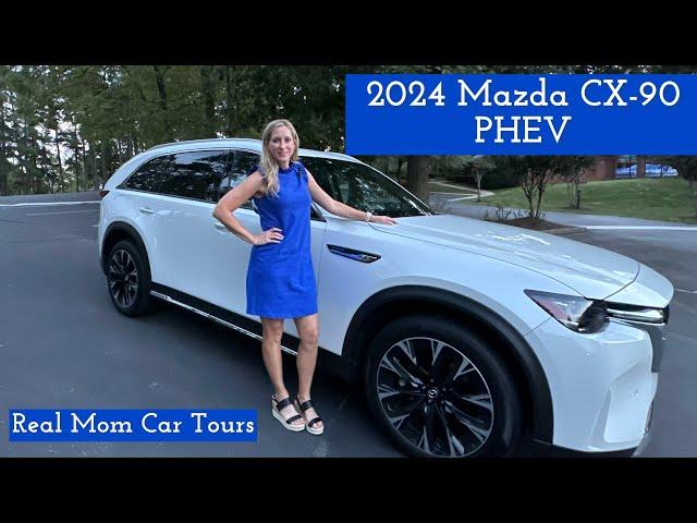 2024 Mazda CX 90 PHEV A Real Mom Car Tour