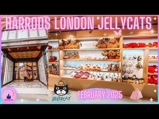 Harrods London Jellycat Shopping Vlog Come Shop With Me New Exclusive Plushies Collection Feb 2025