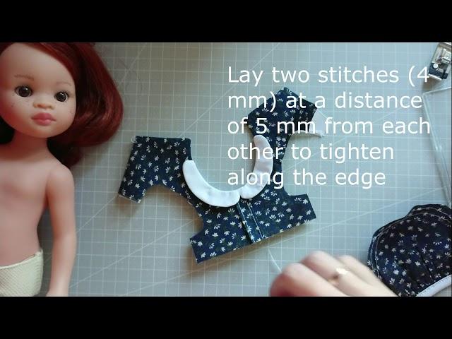 Tutorial Sewing Dress for Dolls Paola Reina 13"