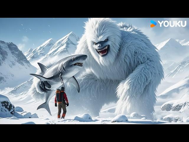 The ferocious shark was caught by the yeti! | Snow Monster | YOUKU MONSTER MOVIE