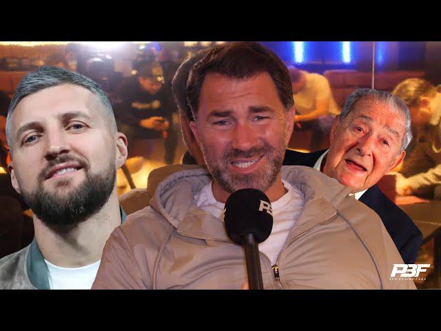 "RUBBISH! WHAT THE F*** WOULD HE KNOW?" EDDIE HEARN ON CARL FROCH INTERVIEW REQUEST, SLAMS BOB AURM