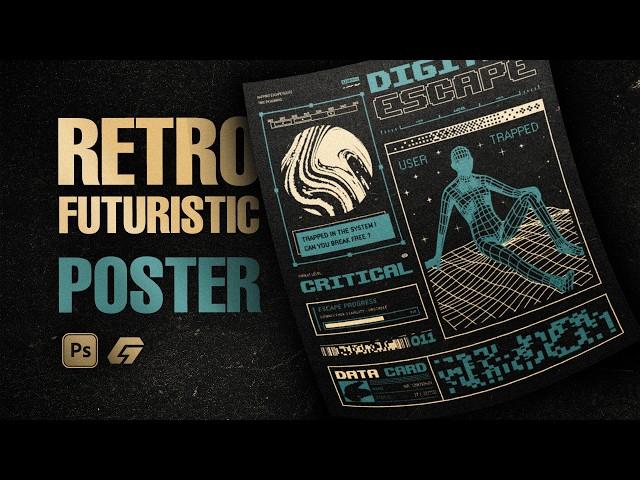 Create a Retro-Futuristic Poster in Photoshop: Step-by-Step Tutorial