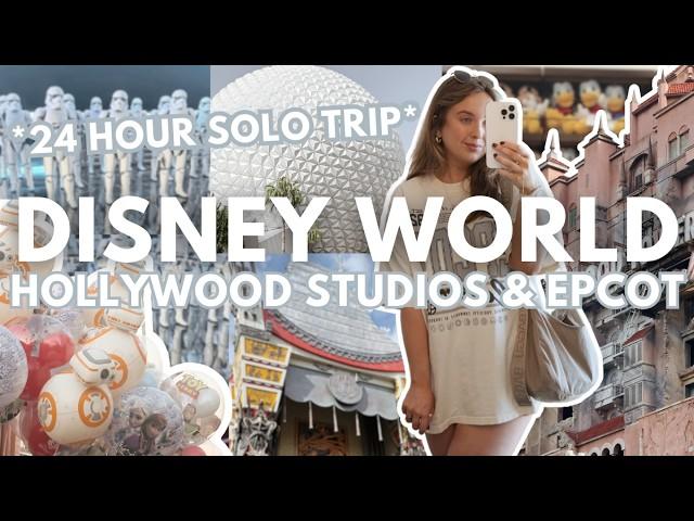 24 HOUR SOLO DISNEY WORLD VLOG: rise of the resistance solo ride, deluxe magic hours, food and wine