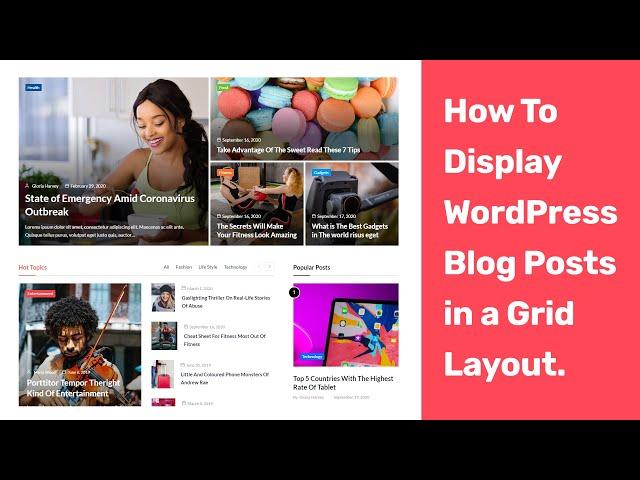 How to Display Your WordPress Blog Posts in a Grid Layout using Postx - Gutenberg Post Grid Blocks