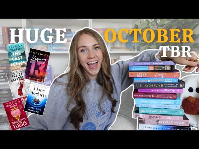 the books I want to read in October ️ *my unrealistically huge TBR*