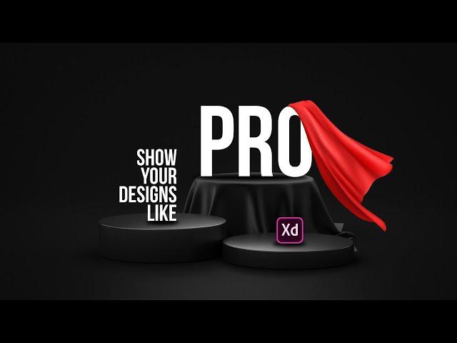 How to present design work to clients like a pro! Adobe XD tutorial