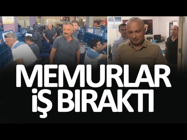 Son dakika! Memurlar iş bıraktı! İşte ilk görüntüler