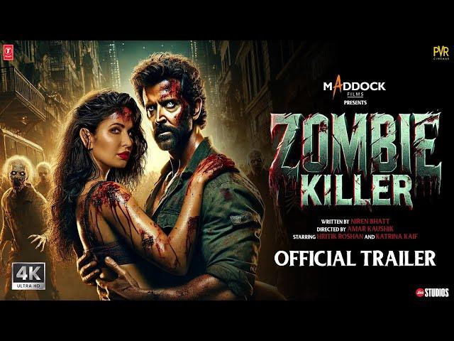 Zombie Killer - Hindi Trailer | Hrithik Roshan | Katrina Kaif | Krrish 4 | New Movies 2024