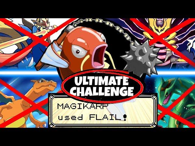 I beat every Pokemon game with only Magikarp!