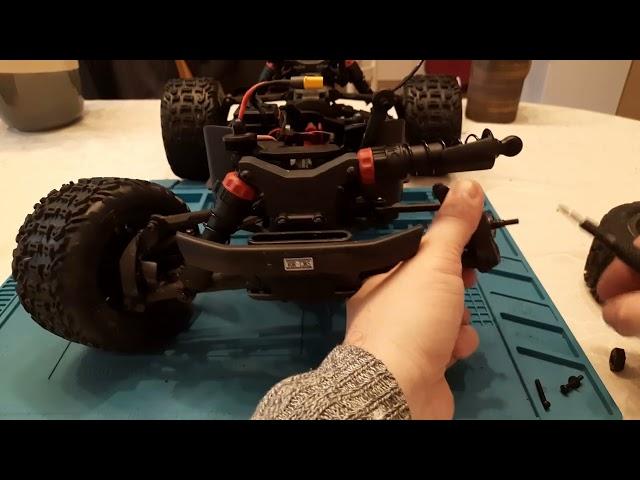 ARRMA Vorteks Mega Boost 2WD to 4WD conversion