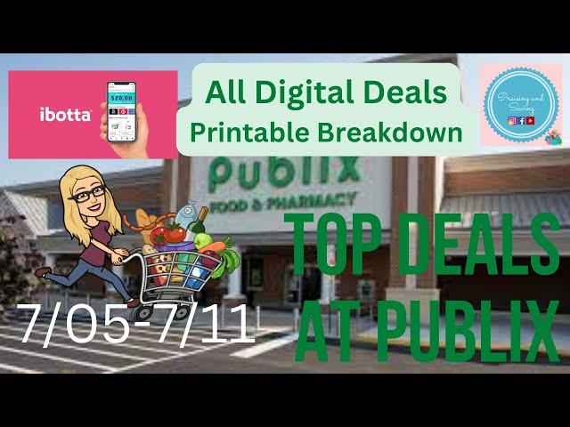 Publix all Digital Deals this week at Publix for 7/05-7/11 using Only Your Phone to Save Money