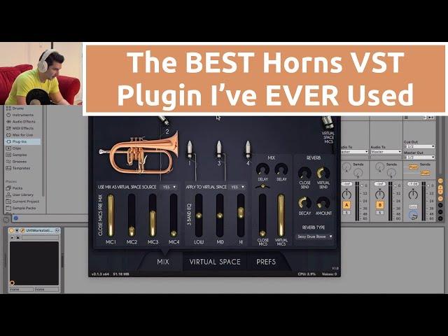 The BEST Horns VST Plugin I've EVER Used (VHorns Brass Section Review)