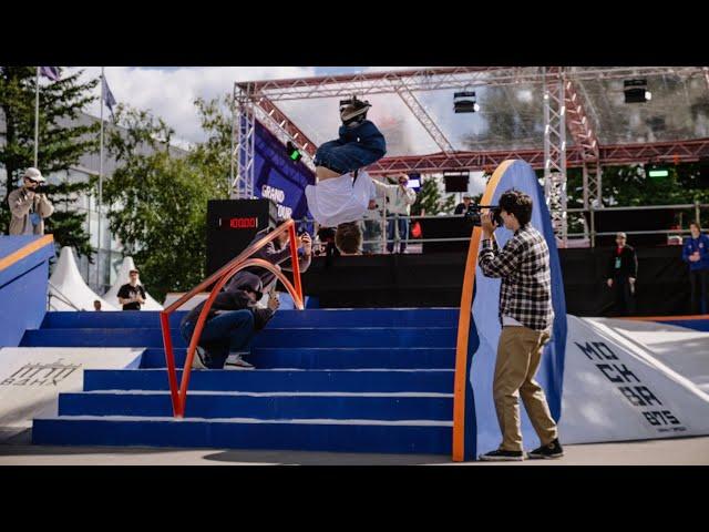 ЛЁНЯ СДЕЛАЛ БЕКФЛИП | GRAND SKATE TOUR ЖЕС…
