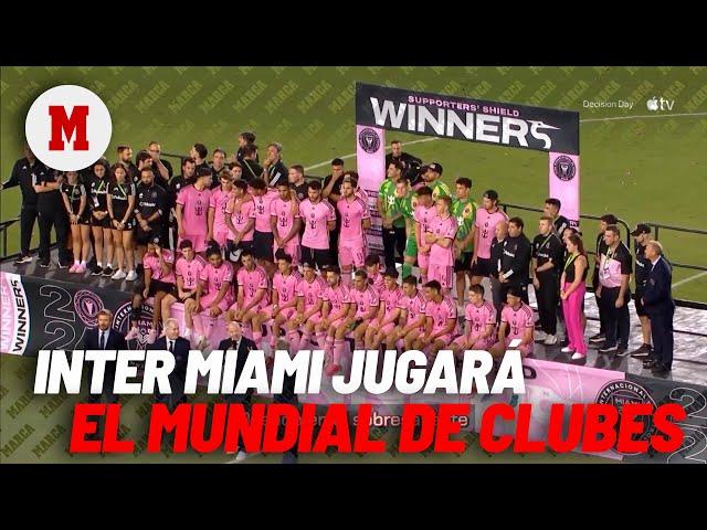 Infantino anuncia que el Inter Miami jugará el Mundial de Clubes... tras otra fiesta de MessiI MARCA