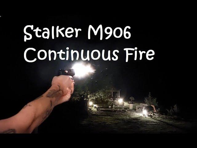 Starter Gun Stalker M906 Fired at Night