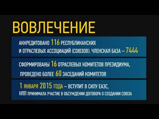 Национальная палата предпринимателей. Основные направления работы