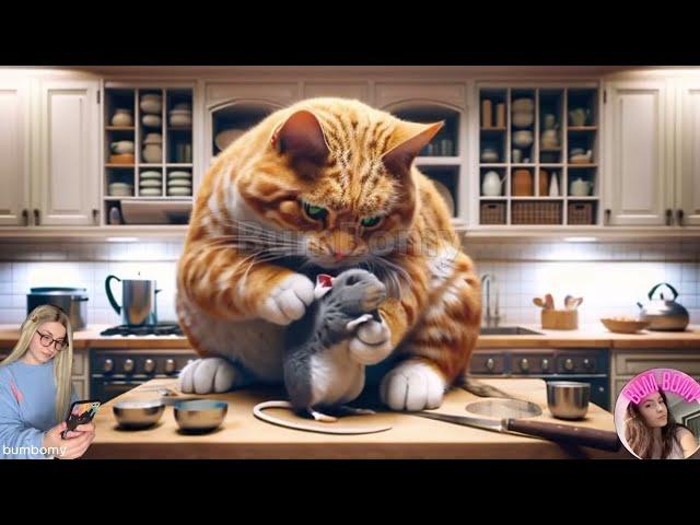 Cat's Wedding is Sad, because of a Big Fire #cat #cutecat #aicat #kitten #catstory 4k