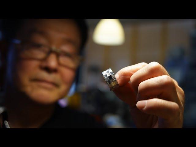 【Silver Ring】Over 2,400,000 people were amazed by his skill. Process of making silver craft (SUB)