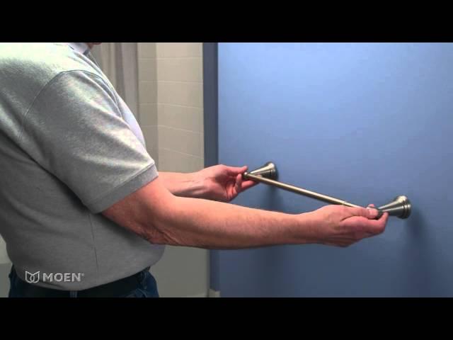 Moen Guided Installation Video: The Adjustable Towel Bar