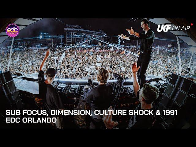 WORSHIP @ EDC Orlando 2024 - Sub Focus, Dimension, Culture Shock & 1991 | UKF On Air