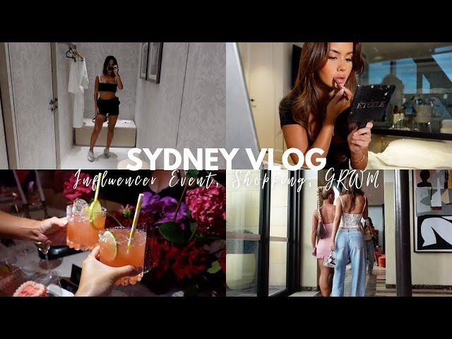 VLOG | Sydney Influencer Event, GRWM, Shopping & White Fox Haul!