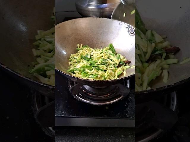 Cauliflower stem fry #poppy#shorts#viralvideo