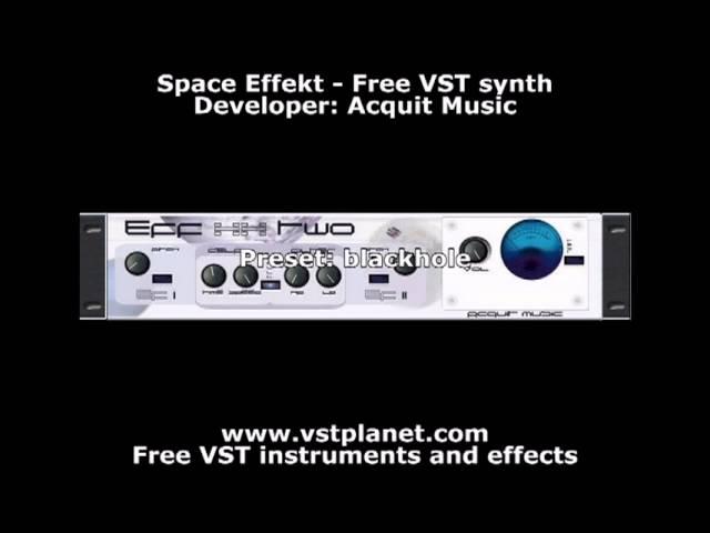 Space Effect - Free VST synth - vstplanet.com