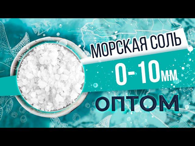 Морская соль 0 - 10 мм оптом. Обзор соли и производства от БСК.