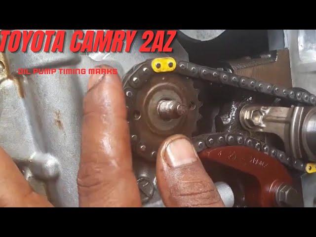 Toyota camry.2AZ OIL PUMP TIMING MARKS.1AZ OIL PUMP TIMING MARKS #2aztiming#1aztiming#toyota