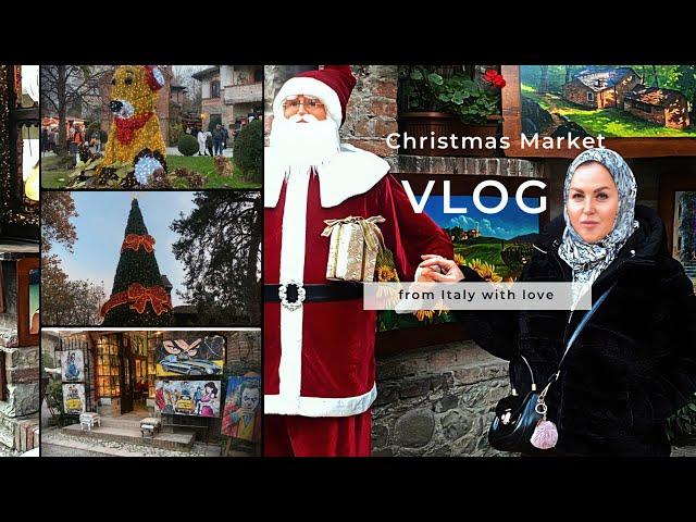 Christmas Market in Grazzano Visconti, Italy |  سوق عيد الميلاد في غراتسانو فيسكونتي، إيطاليا.