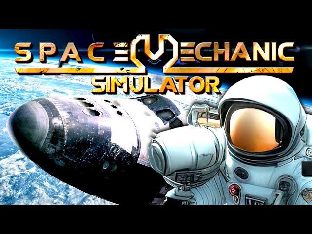 SPACE MECHANIC SIMULATOR | Sci Fi Survival WELTRAUM SIMULATION mit DETAILLIEBE | Angespielt Deutsch