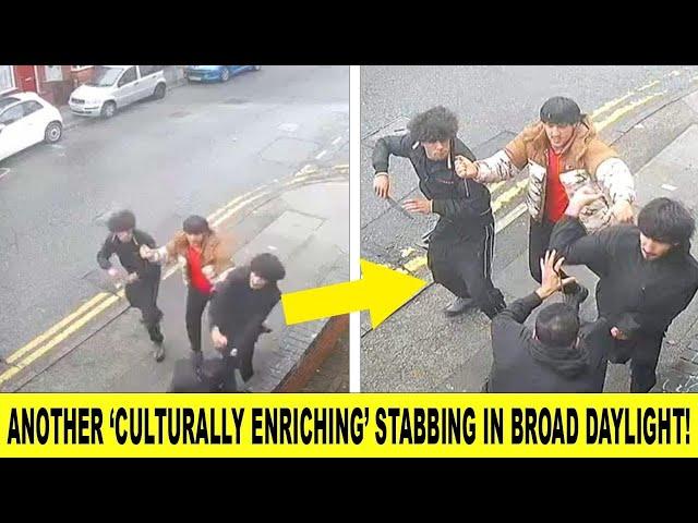 Shocking Broad Daylight Stabbing Caught on CCTV in Sparkhill, Birmingham!