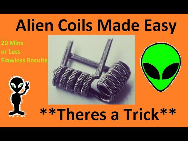 Super Easy Alien Coil Wire build tutorial